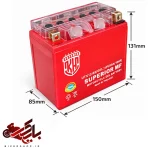 باتری موتور سیکلت 12 ولت 12 آمپر بلند KH POWER