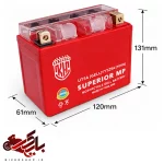 باتری موتور سیکلت 12 ولت 5 آمپر بلند KH POWER